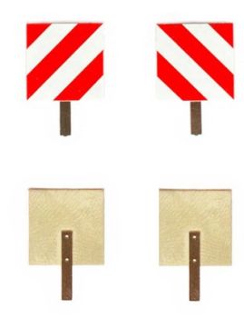PMAA-204 - Set di 2 pannelli dima quadrati con supporto 13;2 x 13;2 mm