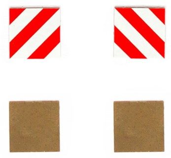 PMAA-205 - Set di 2 pannelli Dima quadrata senza supporto 13;2 x 13;2 mm