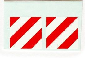 PMAA-209 - Set di 2 decalcomanie per modelli quadrati 13;2 x 13;2 mm