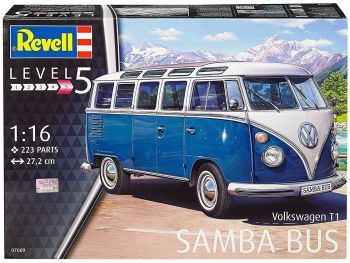 REV07009 - VOLKSWAGEN T1 Samba Bus modello da montare e verniciare