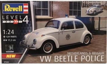 REV07666 - VOLKSWAGEN Maggiolino modello polizia belga o olandese da assemblare e dipingere