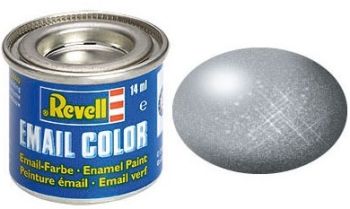 REV32191 - Vernice smaltata grigio acciaio metallizzato 14ml
