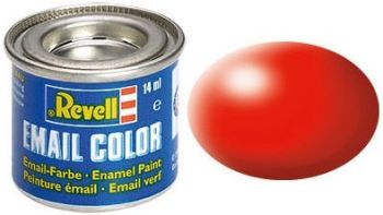 REV32332 - Smalto satinato rosso fluorescente 14ml