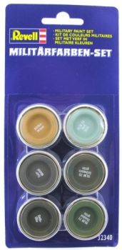 REV32340 - Kit di colori militari 6 vasetti da 14ml