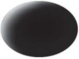 REV36108 - Colore acrilico nero opaco vasetto da 18 ml