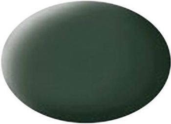 REV36168 - Vernice acrilica verde scuro opaca RAF vasetto da 18 ml