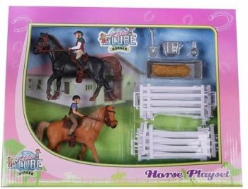 KID640072 - Set equestre con animali e accessori