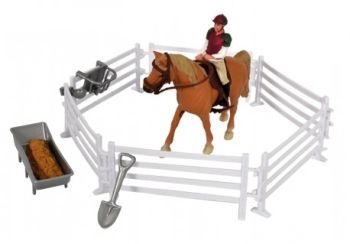 KID640073 - Set equestre con cavallo e accessori