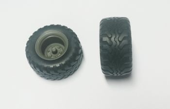 ART04286 - 2 ruote ribaltabili 28x14mm