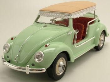 SCH080 - VOLKSWAGEN Maggiolino Kever Jolly verde convertibile