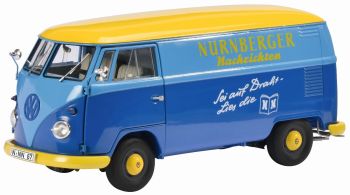 SCH279 - Marcatura VOLKSWAGEN T1 Nurnberger Nachrichten tetto blu giallo