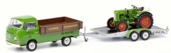 SCH3342 - VOLKSWAGEN T2 Pick-up con piattaforma e servizio FENDT Dieselroos FENDT limitato a 750 unità