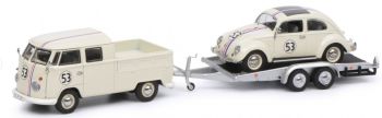 SCH3742 - VOLKSWAGEN T1B con rimorchio e VW Beetle Choupette