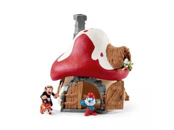 SHL20803 - Puffi casa con 2 figure