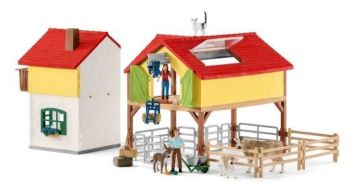 SHL42407 - Fattoria con stalla e animali