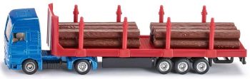 SIK1659 - MAN LKW 4x2 con rimorchio a 3 assi e tronchi di legna