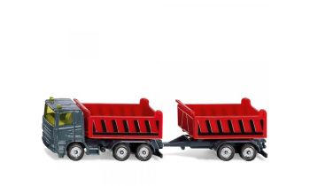 SIK1685 - Autocarro SCANIA 6x4 ribaltabile con rimorchio ribaltabile