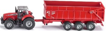 SIK1844 - MASSEY FERGUSON con rimorchio a 3 assi Ech:1/87
