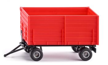 SIK2898 - Rimorchio a 2 assi con ribaltamento laterale rosso
