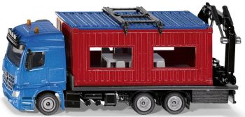 SIK3556 - MERCEDES BENZ LKW 6x4 piattaforma gru con algeco