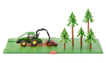 SIK5605 - Set forestale con trattore rif. 1974 dimensioni 54x27cm