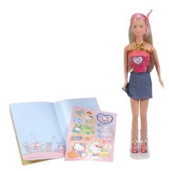 SIM51846 - Steffi Love HELLO KITTY con taccuino e adesivi