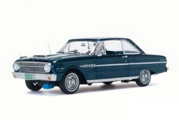 SUN4543 - FORD Falcon hard top 1963 blu scuro