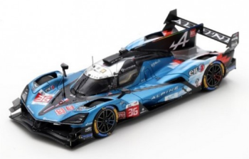SPAS9123 - ALPINE A424 #36 24H Le Mans 2024 N.LAPIERRE-M.VAXIVIERE-M.SCHUMACHER blu