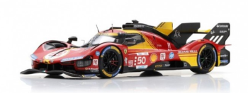 LOSLS18LM048 - FERRARI 499P #50 Ferrari AF Corse Vincitore 24 Ore di Le Mans 2024 A.FUOCO-M.MOLINA-N.NIELSEN