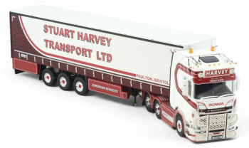 TEK86273 - SCANIA S Highline 6x4 con rimorchio a 3 assi STUART HARVEY TRANSPORT