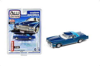 AWCP7720 - CADILLAC Eldorado del 1975 blu metallizzato