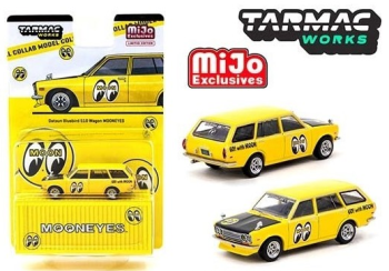 T64G-026-ME2 - DATSUN Bluebird 510 station wagon Mooneyes giallo e nero