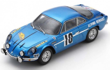 SPASF231 - ALPINE A110 #10 1° Rally delle Strade del Nord 1969 J.VINATIER-M.CALLEWAERT