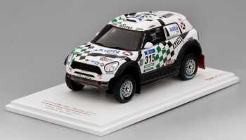 TSM430237 - MINI All4 Racing #315 AXION X-raid Team HIRVONEN PERIN 4° Rally Dakar 2016