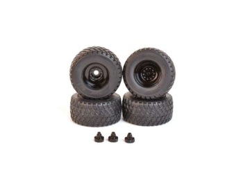 AT3200117 - Set di 4 pneumatici con cerchi neri BKT Ridemax FL-693M 710 50R30.5