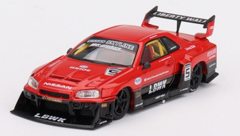 MGT00843-R - NISSAN Skyline GT-R Super Silhouette 2024 RHD rosso e nero
