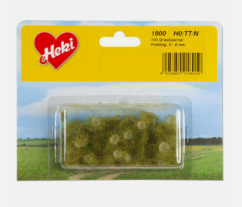 HEK1800 - 100 Cespi di erba primaverile 6 mm