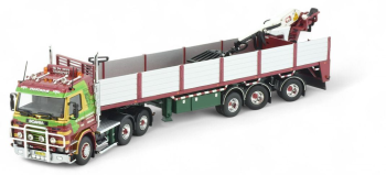 TEK86655 - SCANIA 143 6x4 con rimorchio 3 assi DI HEUS