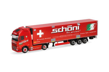 HER319706 - VOLVO FH GL XL electric 4x2 con rimorchio frigo 3 assi SCHONI