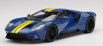 TS0305 - FORD GT Sunoco blu con strisce gialle