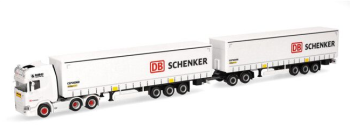 HER319720 - SCANIA CR 20 HD 6x4 con cassone, dolly e rimorchio a 3 assi DB SCHENKER