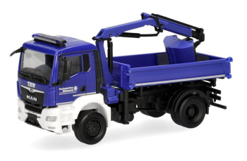 HER319522 - MAN TGS cassone ribaltabile e gru THW Brandenburg