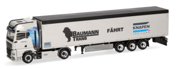 HER320085 - MAN TGX GX 4x2 con rimorchio a 3 assi BAUMANN - KNAPEN
