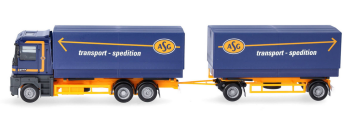 HER320160 - RENAULT AE Magnum 6x2 con rimorchio a 1+1 assi ASG