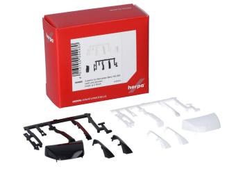 HER054980 - Kit Mercedes-Benz NG, spoiler da tetto, paraurti aggiuntivo, deflettori, presa d'aria
