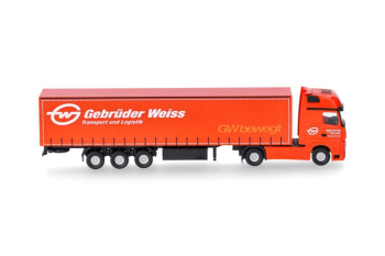 HER066891 - MERCEDES BENZ Actros Gigaspace 4x2 con rimorchio a 3 assi GEBRUDER WEISS