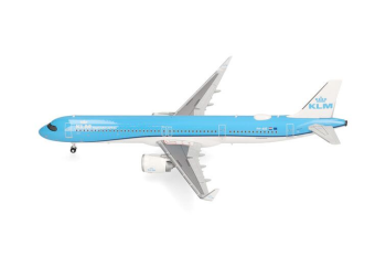 HER573801 - AIRBUS A321neo KLM PH-AXE Piccola carta - Carta a farfalla