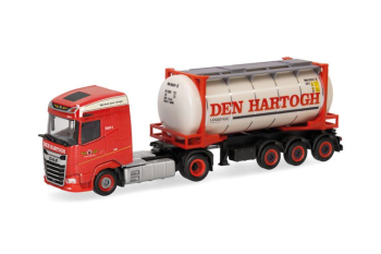 HER320344 - DAF XG 4x2 con porta container a 3 assi DEN HARTOGH