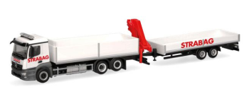 HER320665 - MERCEDES BENZ Actros M 6x2 con gru e rimorchio a 2 assi STRABAG