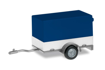 HER051576-006 - Rimorchio a 1 asse blu e bianco